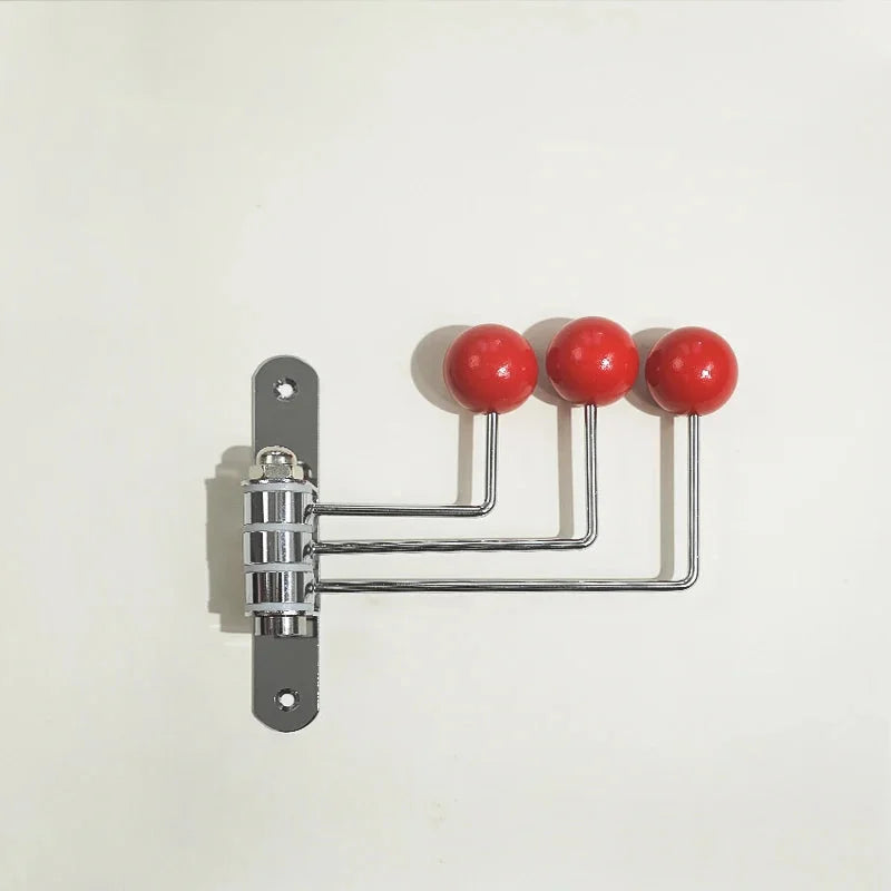 Iron wall hook rack space-saving durable stylish organizer