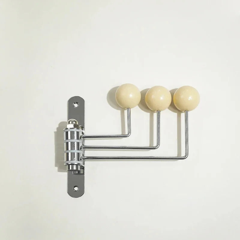 Iron wall hook rack space-saving durable stylish organizer