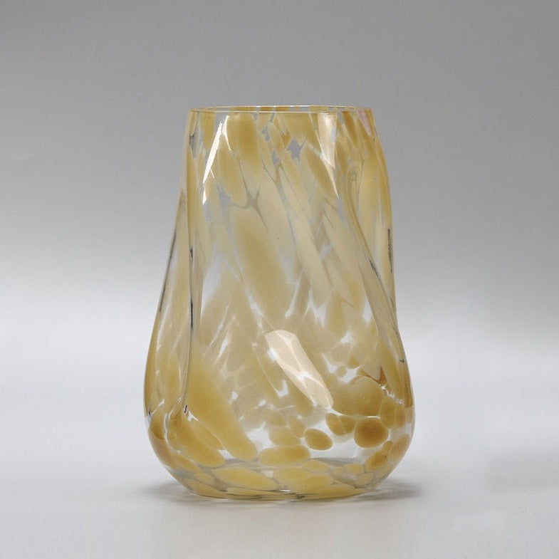 Murano Marble Twist Glass Vase