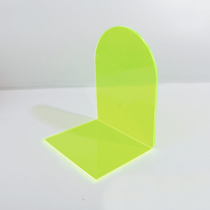 Neon Acrylic Bookends