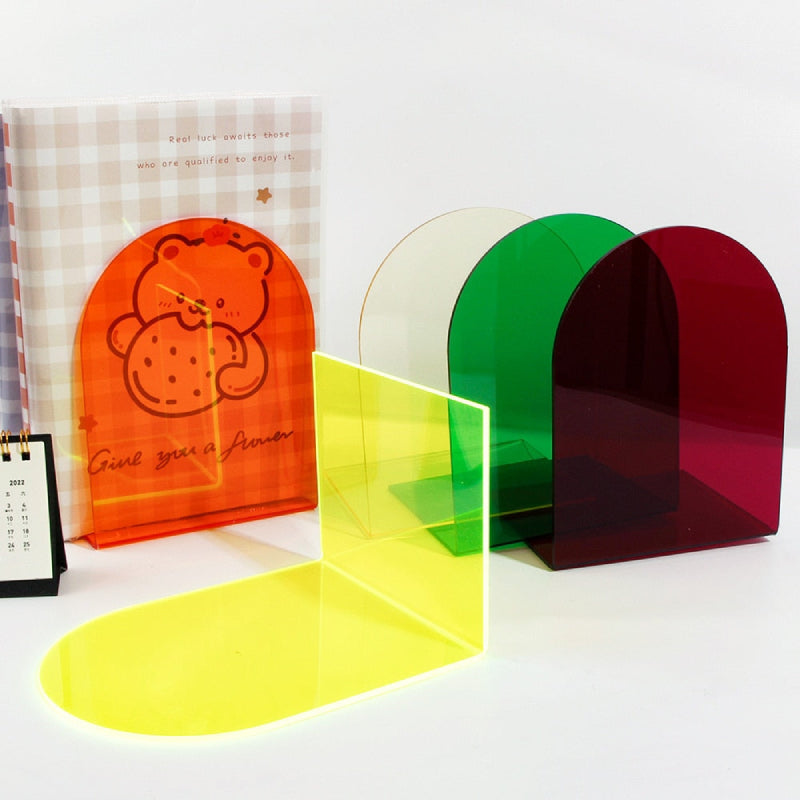 Neon Acrylic Bookends