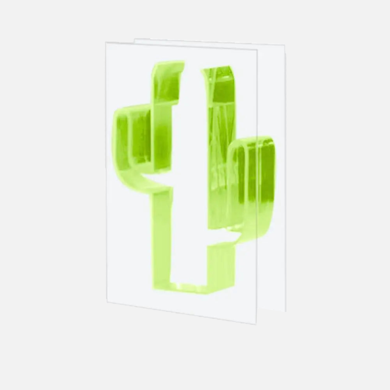 Transparent Acrylic Cactus Vase