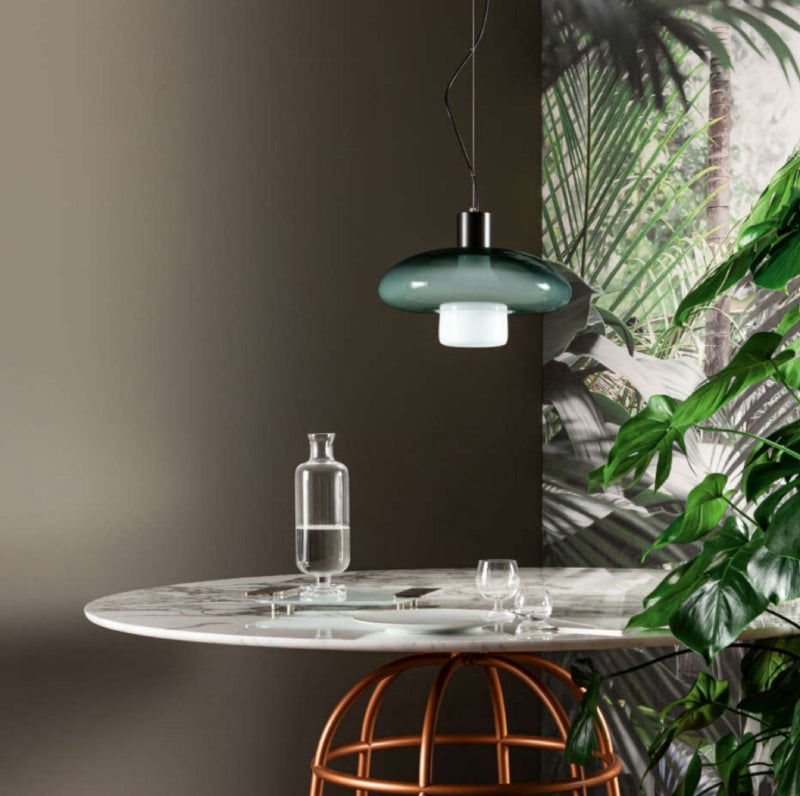 Luxury Fixtures Glass Pendant Light