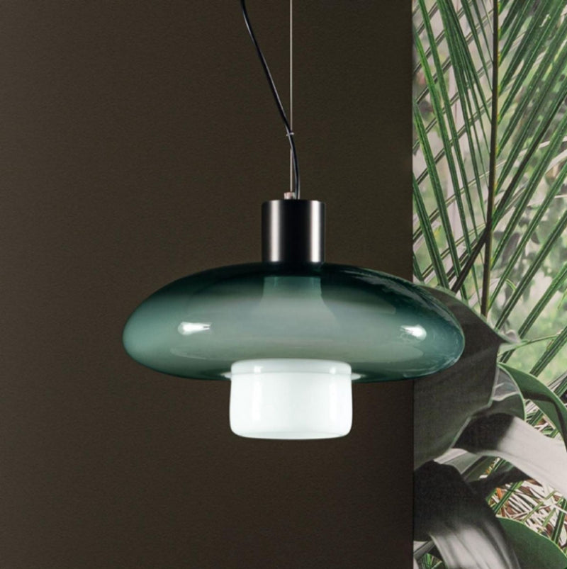 Luxury Fixtures Glass Pendant Light