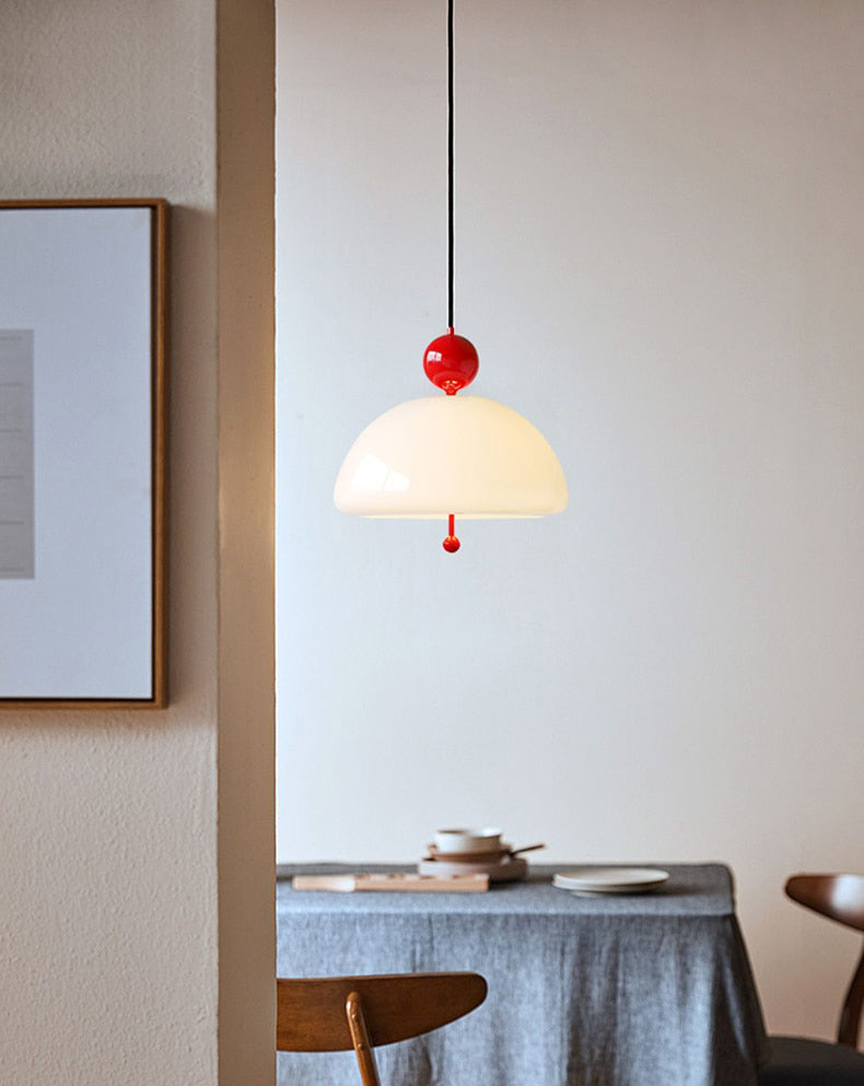 Olivia Vintage Bell Glass LED Pendant Lamp