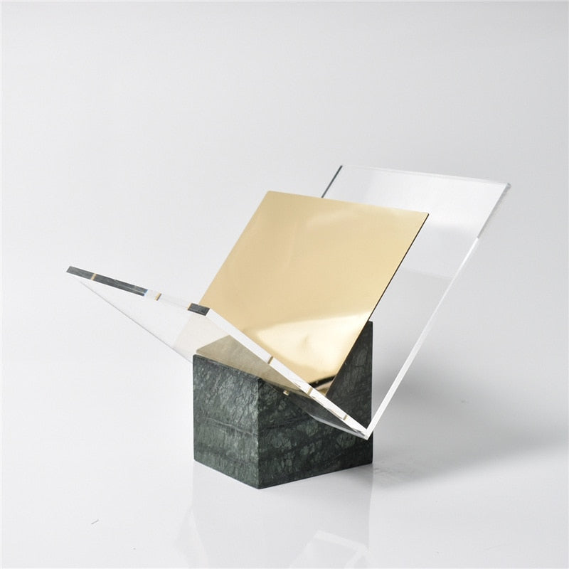 Omar Marble Magazine Holder & Organizer