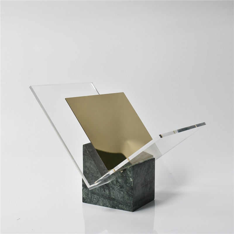 Omar Marble Magazine Holder & Organizer