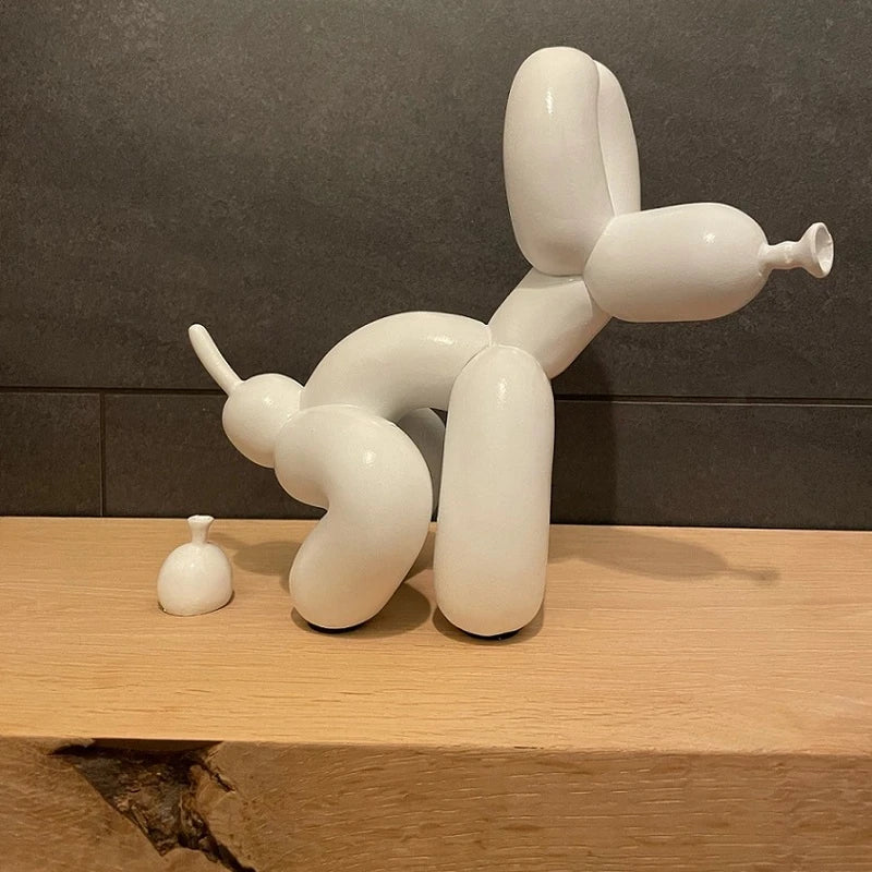 On a Walk Balloon Dog Figurine