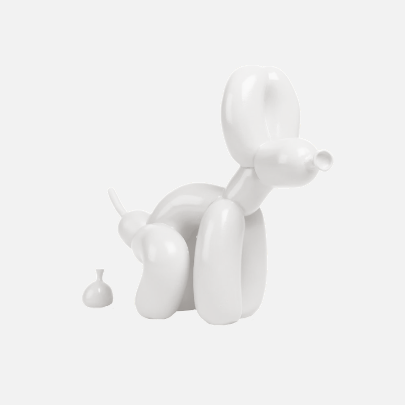 On a Walk Balloon Dog Figurine