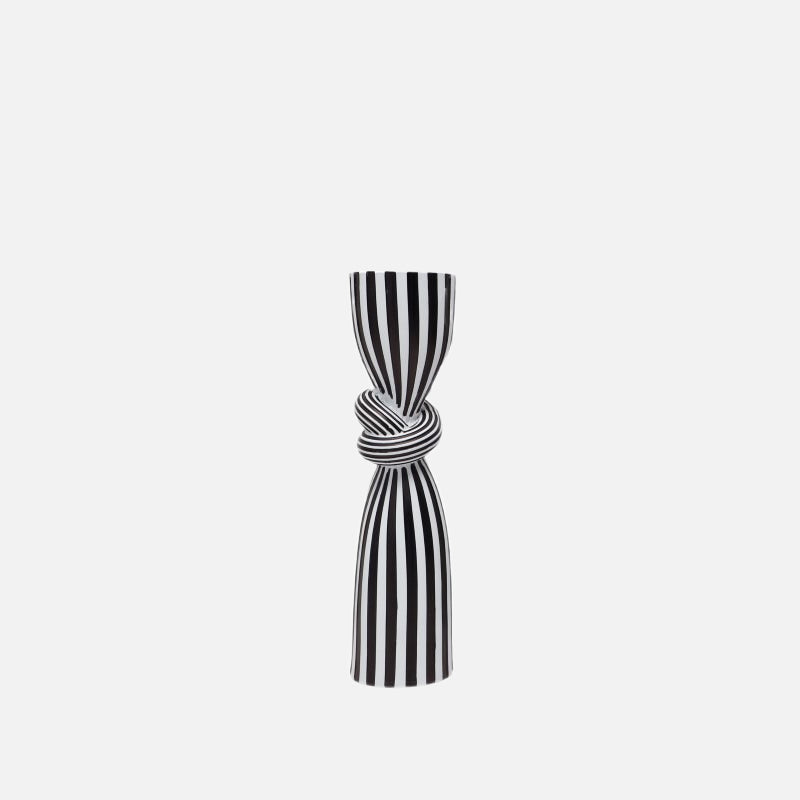 Optic Knot Stripe Candle Holder