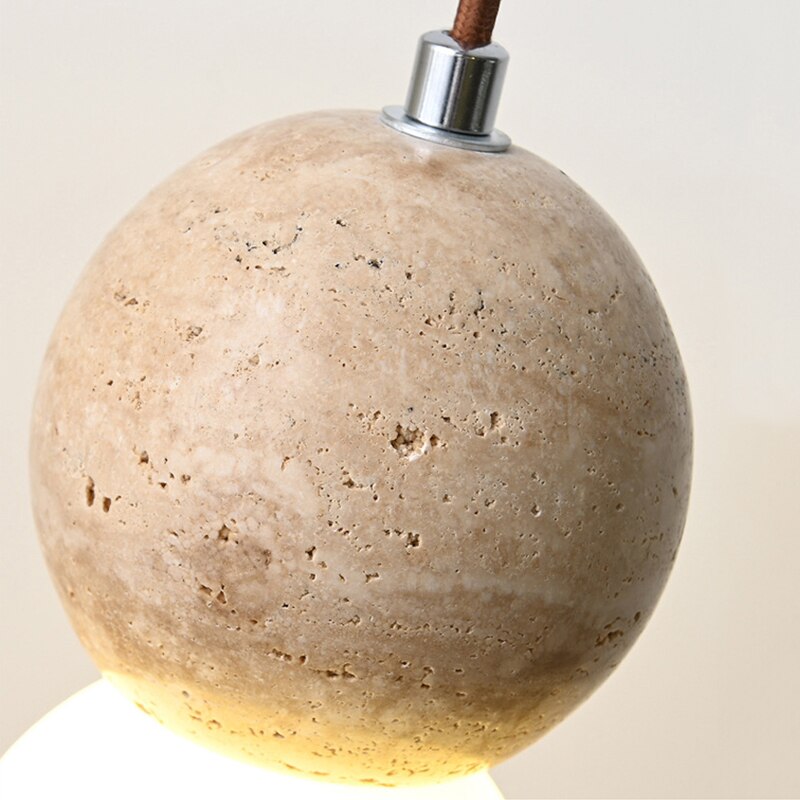 Ora Stone Globe LED Pendant Lamp