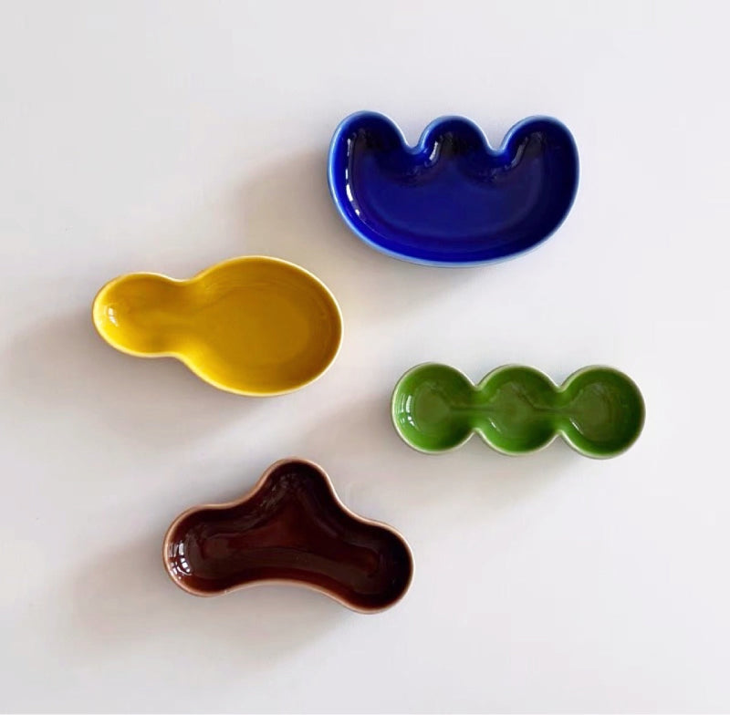 Pigments Ceramic Dipping Dish