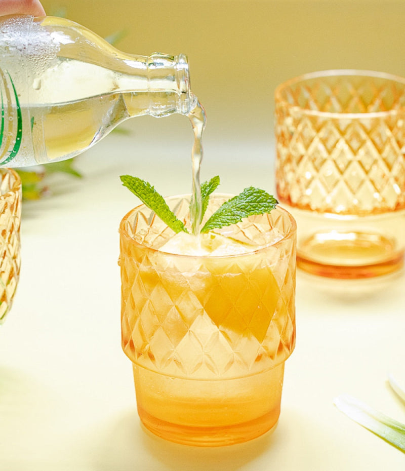 Pineapple Stackable Glass Cup Set