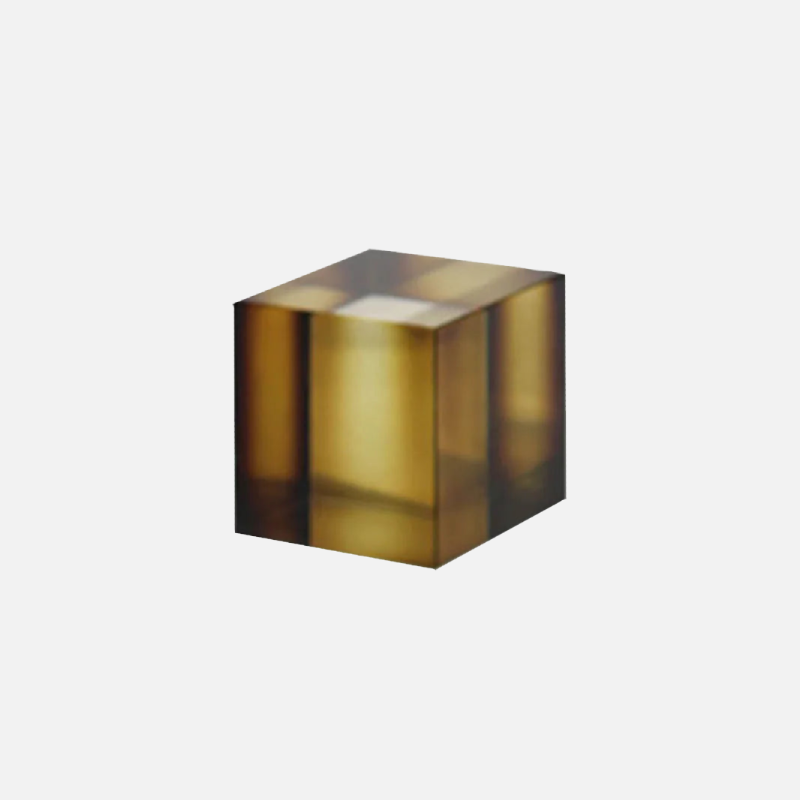 Geometric Graded Crystal paperweight Cube home decoration for office bookshelf bedroom