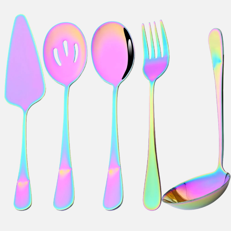 Rainbow Stainless Steel Utensil Set