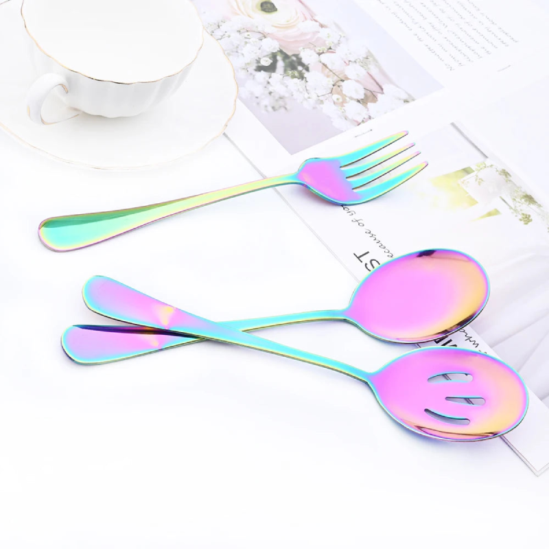 Rainbow Stainless Steel Utensil Set