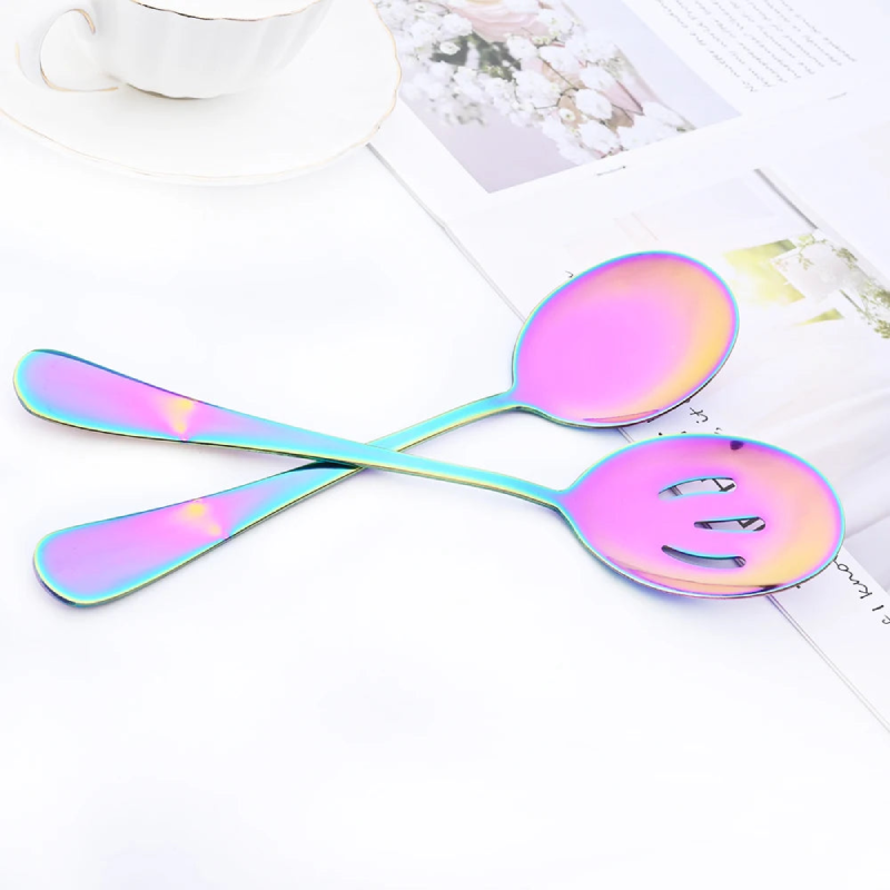 Rainbow Stainless Steel Utensil Set