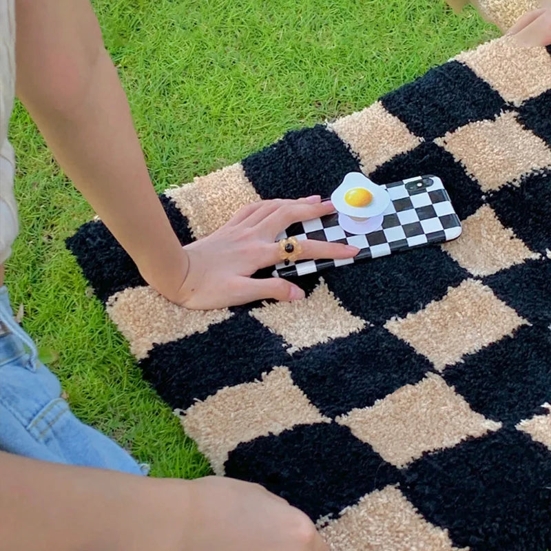 Retro Check Flex Tufted Mat