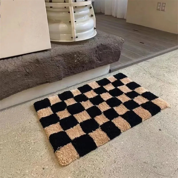 Retro Check Flex Tufted Mat