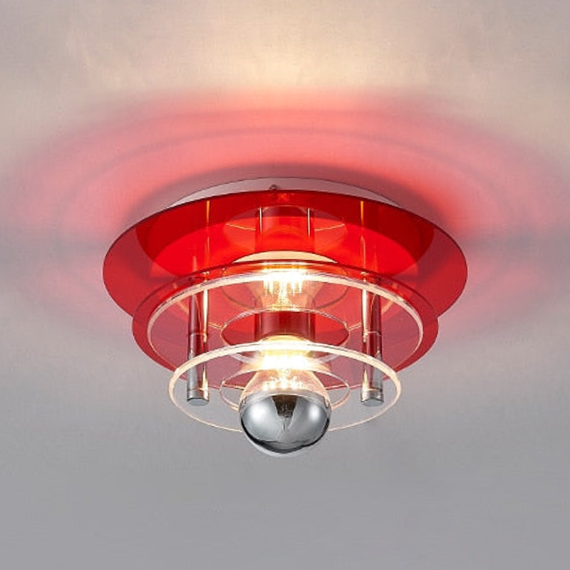 Retro Color Layers Acrylic LED Ceiling Lamp