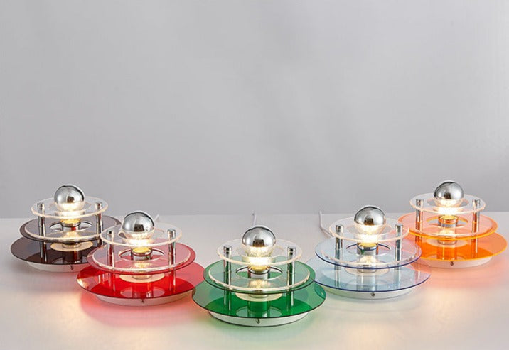 Retro Color Layers Acrylic LED Ceiling Lamp