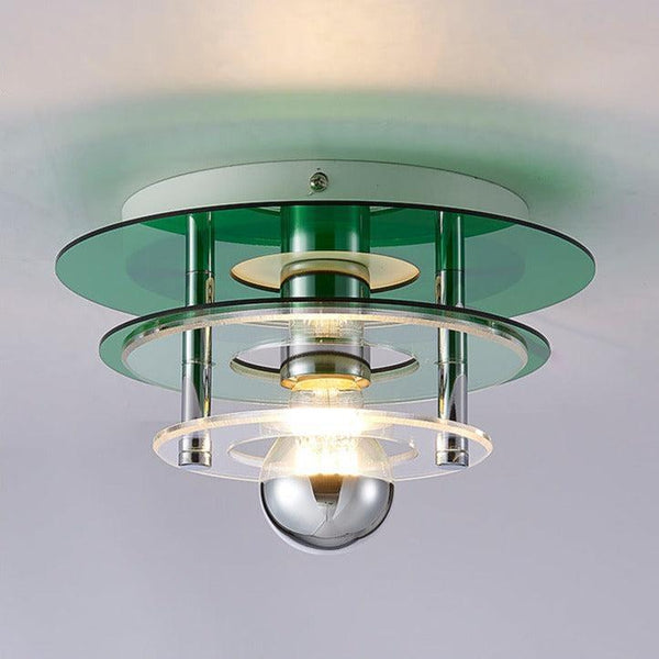 Retro Color Layers Acrylic LED Ceiling Lamp