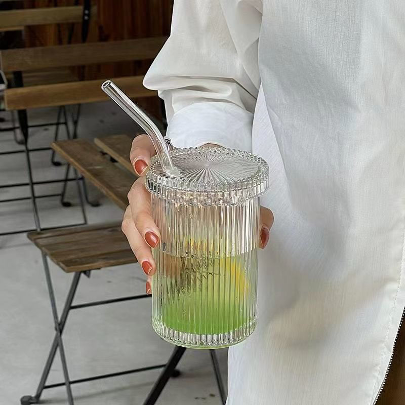 Simple Stripe Cup Glass