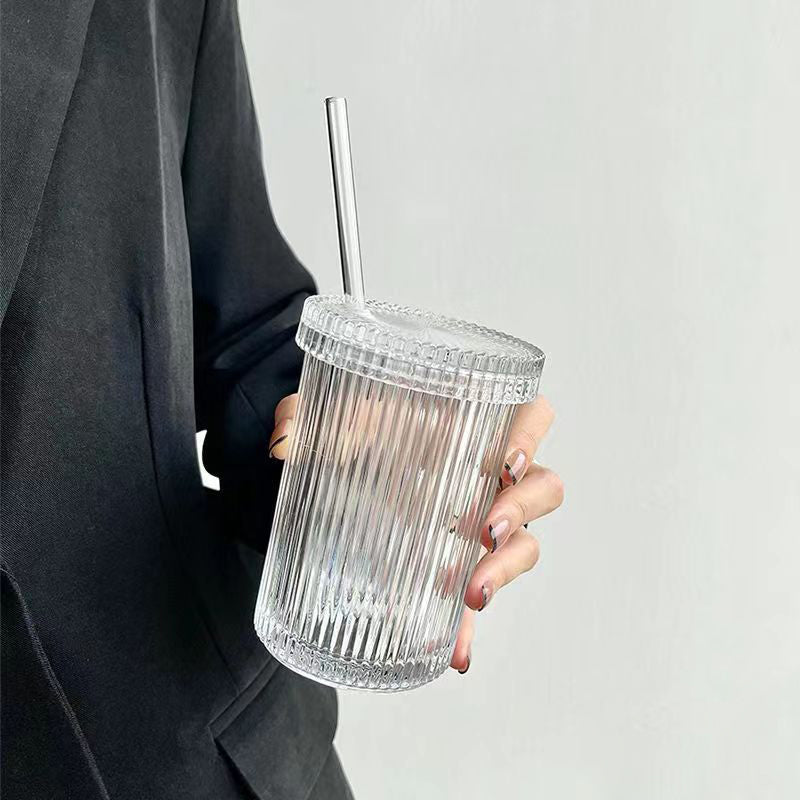 Ripple Stripes Travel Cup with Straw