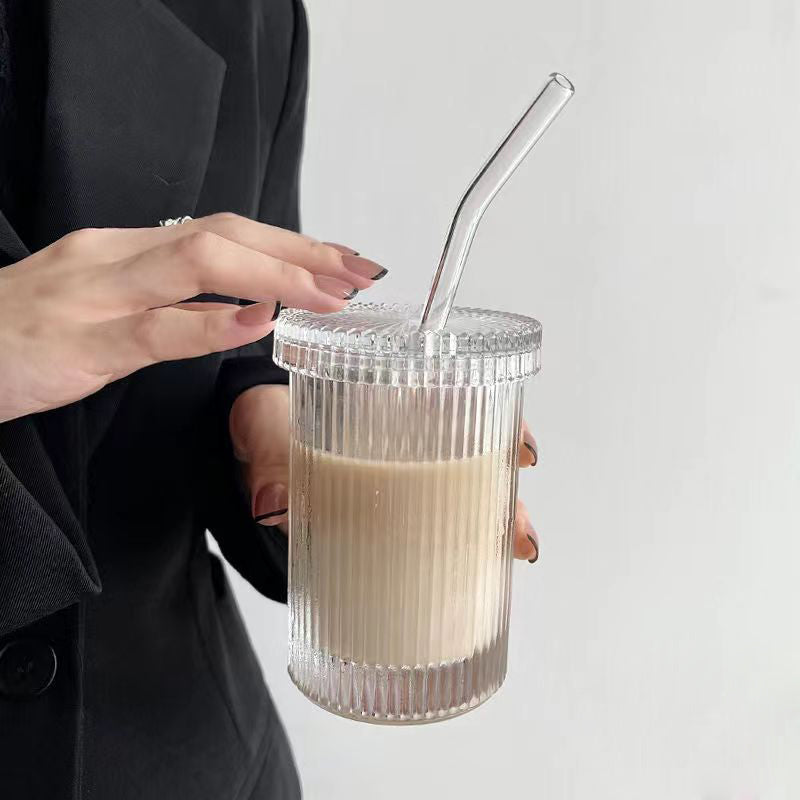 Ripple Stripes Travel Cup with Straw