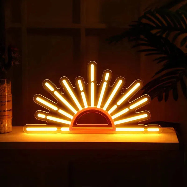 Sunrise Horizon LED Neon Light for room party bar decor