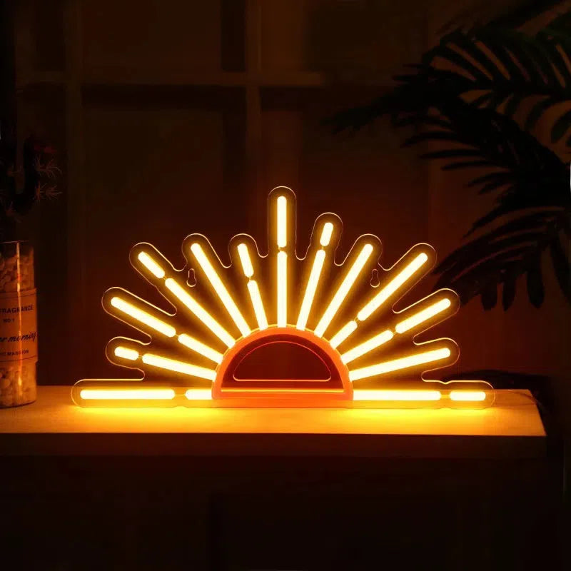 Sunrise Horizon LED Neon Light for room party bar decor