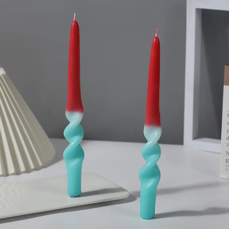 Colorful Pillar Candle