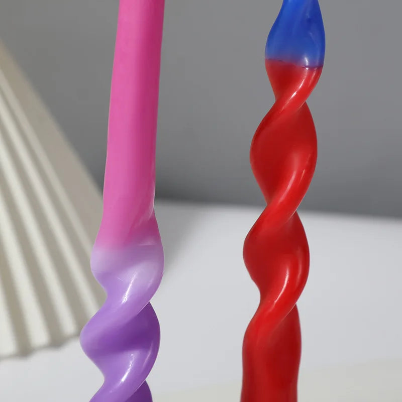 Colorful Pillar Candle