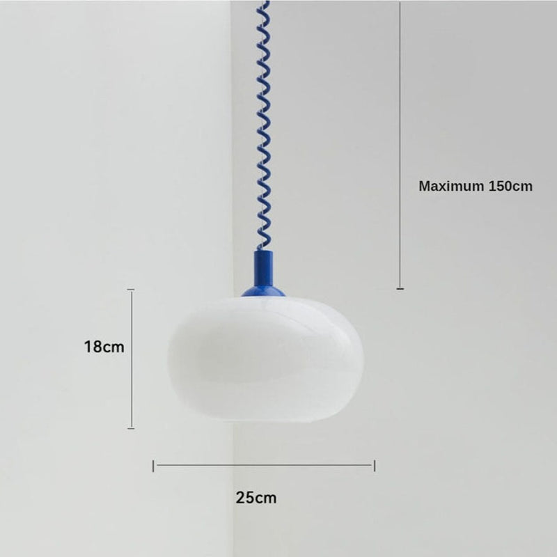 Suspension rétractable à fil à ressort