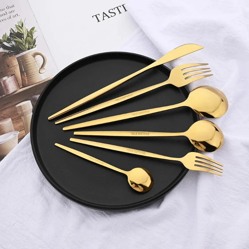 6Pcs Western Dinnerware Cutlery Set