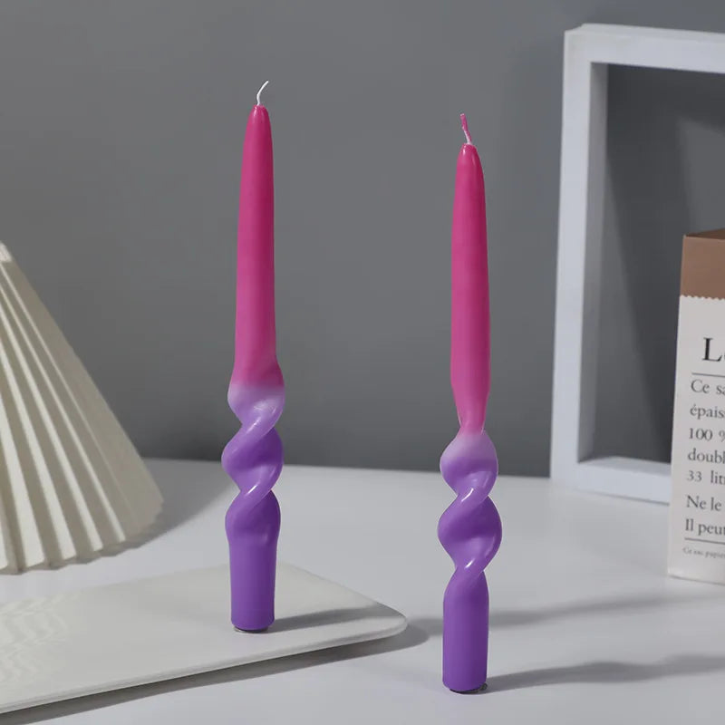 Colorful Pillar Candle