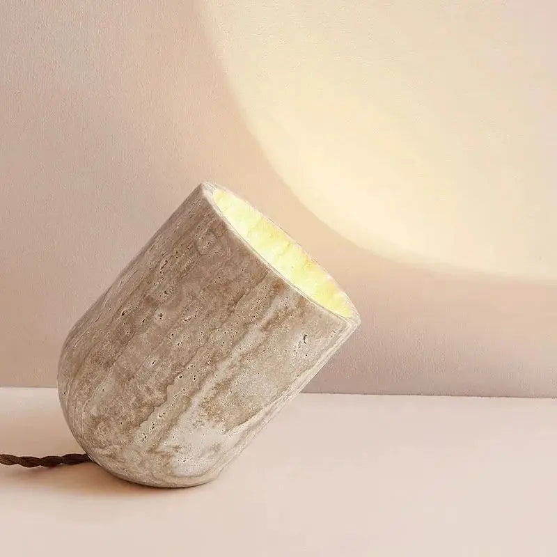 travertine stone floor or table lamp cove light spotlight lamp