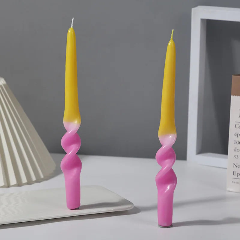 Colorful Pillar Candle