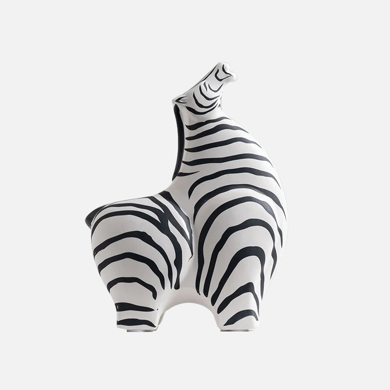 Ceramic Zebra Decorations Home Living Room Bookcase Shelf Bedroom Accessories Office Table Art Luxury Aesthetic Animal Figurines