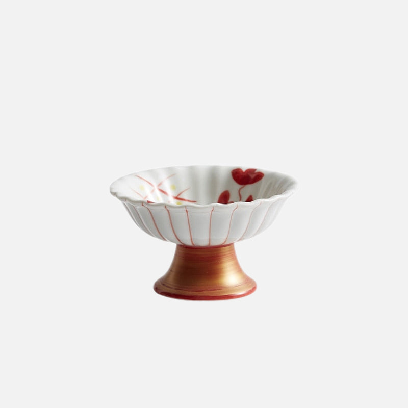 Sakura Footed Bowls