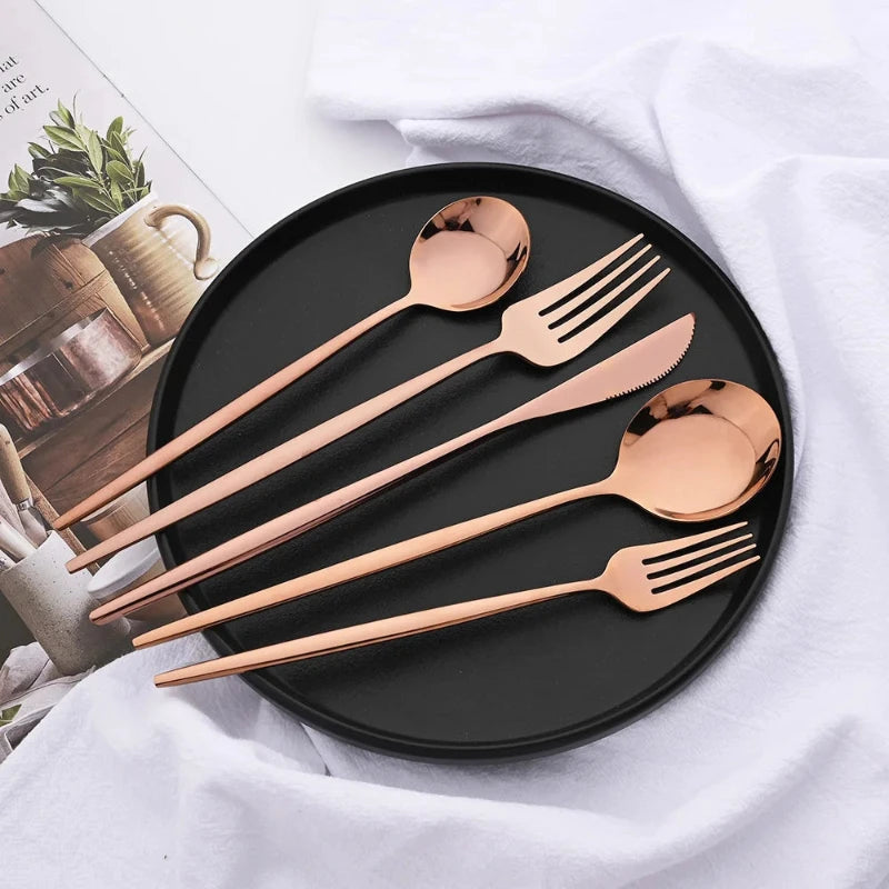 6Pcs Western Dinnerware Cutlery Set