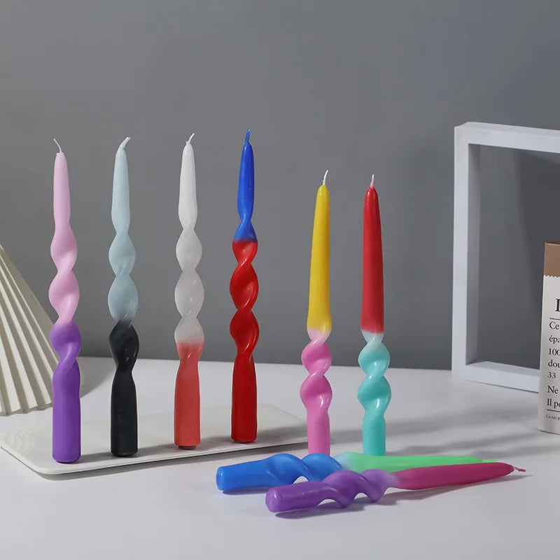 Colorful Pillar Candle