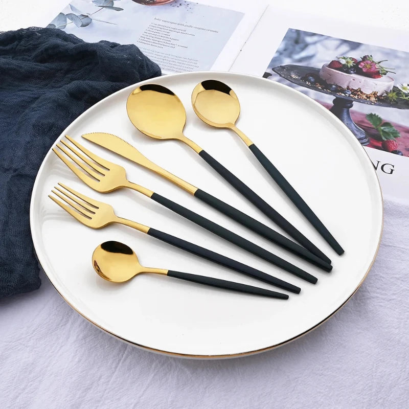 6Pcs Western Dinnerware Cutlery Set