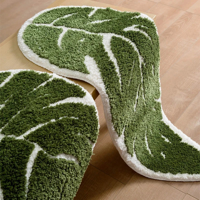 Monstera Albina Bath Mat