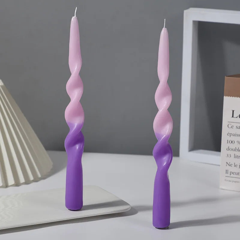 Colorful Pillar Candle