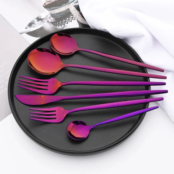 6Pcs Western Dinnerware Cutlery Set