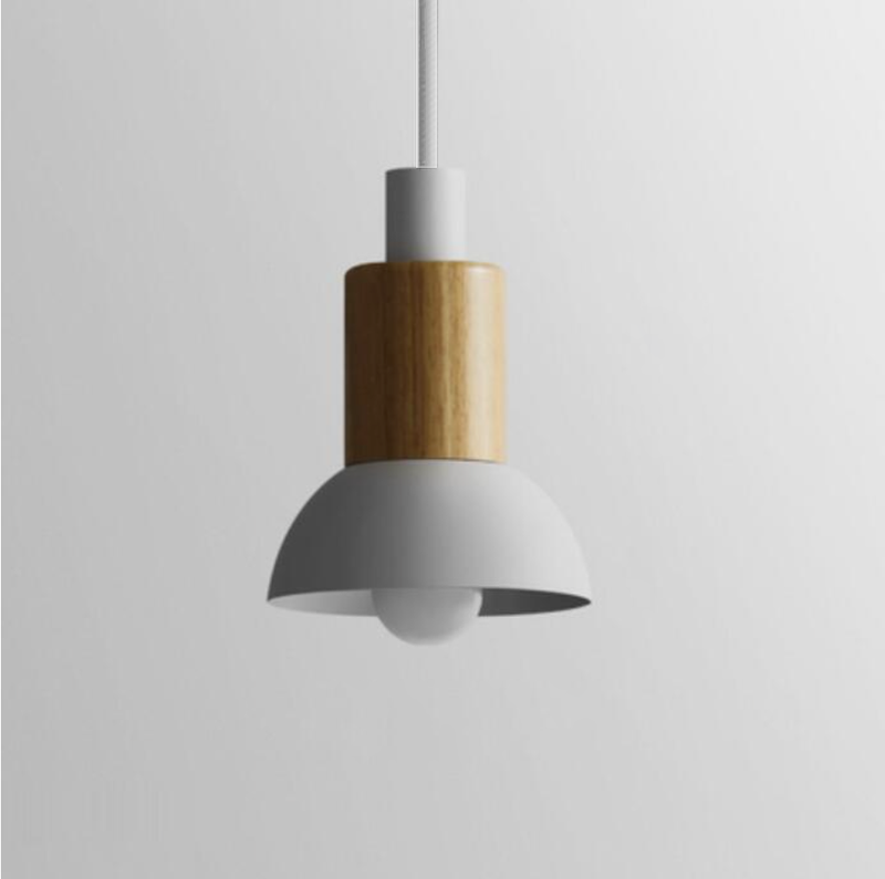 Astrid Metal & Wood Pendant Lights - Final Sale