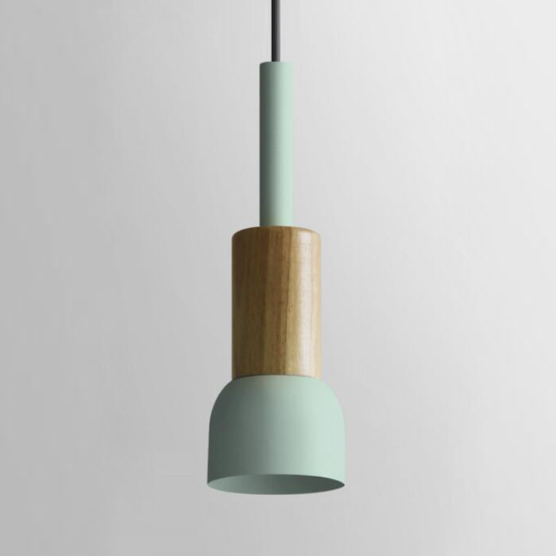 Astrid Metal & Wood Pendant Lights - Final Sale