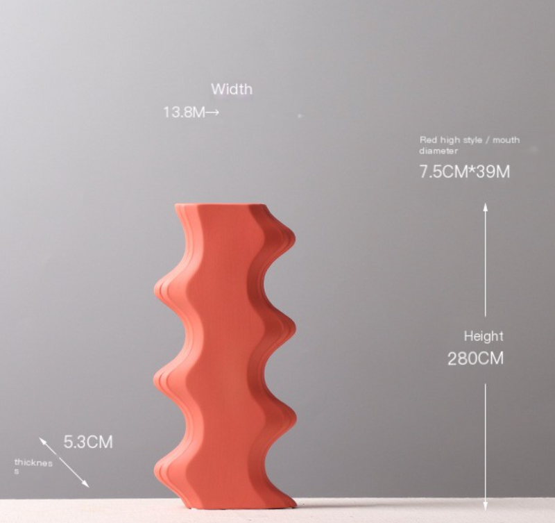 Color Shockwave Ceramic Vase - Offline