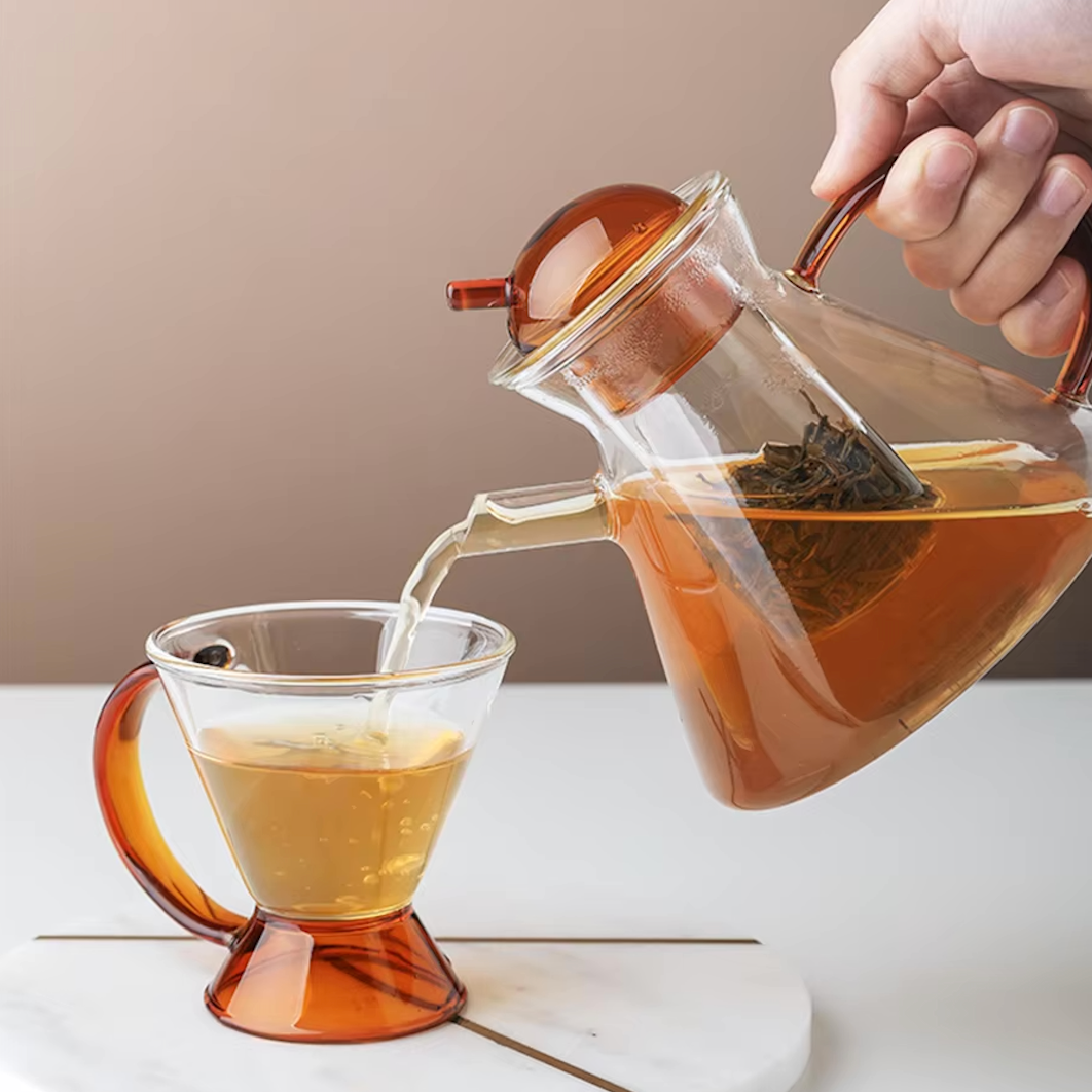 Rooibos Heat-Resistant Glass Tea Set